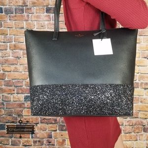 Kate spade PENNY Greta Court Bag Tote Glitter